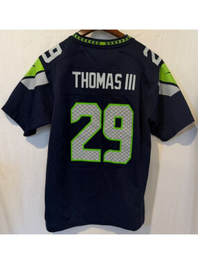 Thomas III #29 Seattle Seahawks Nike NFL Football On Field Jersey - L (14-16)